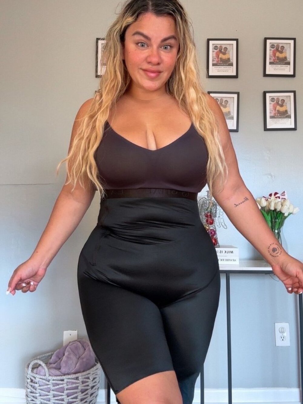Seamless High-Waisted Body Shaper with Tummy Control Smooth Underwear for Under